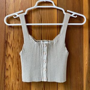Knit/ribbed tank top